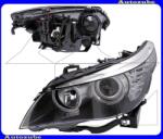 BMW 5 E60, 61 2007.03-2010.10 Fényszóró bal (2xH7/LED) kanyarkövetős, motorral DEPO 444-1160LMLDEM2