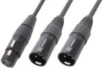 Power Dynamics Cablu XLR mama - 2x XLR tata 0.5m PD-Connex CX140 (176.974)