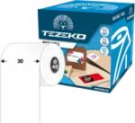 Tezeko 30 mm Textil Folyamatos kellékanyag Tezeko Fehér ( 50 m ) (X0300005000-001)