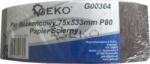 Geko Végtelenített csiszolószalag 75x533mm P80 (G00364)