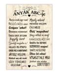  Fa falikép A/5 Anyák ABC-je
