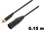 PD CONNEX CX132 Átalakító Kábel (XLR papa - RCA papa) - mono