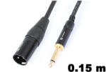 PD CONNEX CX131 Átalakító Kábel (XLR papa - 6, 3 Jack papa) - Monó / Aszimmetrikus