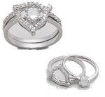 BeSpecial Set inele argint 925 rodiat cu zirconii (INA0026_14265)