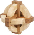 Fridolin Joc logic IQ din lemn bambus in cutie metalica-1 Fridolin
