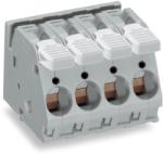 Wago PCB terminal block; lever; 16 mm2; Pin spacing 10 mm; 7-pole; CAGE CLAMP®; commoning option; 16, 00 mm2; gray (2716-157)