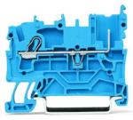Wago 1-conductor/1-pin carrier terminal block; for DIN-rail 35 x 15 and 35 x 7.5; 2.5 mm2; Push-in CAGE CLAMP®; 2, 50 mm2; blue (2022-1204)