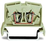 Wago 2-conductor miniature through terminal block; 2.5 mm2; with test option; suitable for Ex e II applications; center marking; for DIN-rail 35 x 15 and 35 x 7.5; CAGE CLAMP®; 2, 50 mm2; light gray (264-1