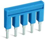 Wago Push-in type jumper bar; insulated; 9-way; Nominal current 14 A; blue (2000-409/000-006)
