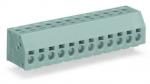 Wago 2-conductor PCB terminal block; 1.5 mm2; Pin spacing 5 mm; 5-pole; PUSH WIRE®; 1, 50 mm2; blue (253-105/000-006)