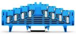 Wago 4-level terminal block for matrix patching; for 35 x 7.5 mounting rail; 1, 50 mm2; blue (727-224/024-000)