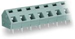 Wago PCB terminal block; 2.5 mm2; Pin spacing 7.5/7.62 mm; 2-pole; suitable for Ex-e applications; CAGE CLAMP®; commoning option; 2, 50 mm2; light gray (236-502/000-009/999-950)