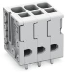 Wago PCB terminal block; 4 mm2; Pin spacing 5 mm; 6-pole; Push-in CAGE CLAMP®; 4, 00 mm2; gray (2624-3106)