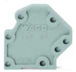 Wago End plate; 1.5 mm thick; snap-fit type; gray (745-3100)