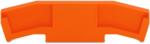 Wago End and intermediate plate; 5 mm thick; orange (280-333)