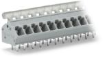 Wago PCB terminal block; push-button; 2.5 mm2; Pin spacing 5/5.08 mm; 36-pole; CAGE CLAMP®; commoning option; 2, 50 mm2; gray (256-436/334-000)