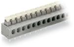 Wago PCB terminal block; push-button; 1.5 mm2; Pin spacing 5/5.08 mm; 16-pole; Push-in CAGE CLAMP®; 1, 50 mm2; gray (235-416/331-000)