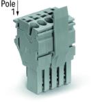 Wago 1-conductor female plug; 1-pole; 2, 50 mm2; gray (2022-101/122-000)