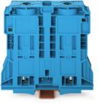 Wago 2-conductor through terminal block; 185 mm2; lateral marker slots; only for DIN 35 x 15 rail; POWER CAGE CLAMP; 185, 00 mm2; blue (285-1184)