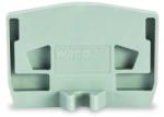 Wago End plate; with fixing flange; 4 mm thick; light gray (264-363)