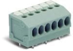 Wago PCB terminal block; push-button; 1.5 mm2; Pin spacing 3.5 mm; 2-pole; Push-in CAGE CLAMP®; 1, 50 mm2; blue (805-102/000-006)