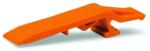 Wago Locking lever; can be snapped on 1-conductor female plugs; 2 poles and more; orange (2022-152)