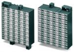 Wago Matrix patchboard; 80-pole; Marking 1-80; Colors of modules: gray/white; Module marking, side 1 and 2 vertical; 1, 50 mm2; dark gray (726-721)