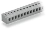 Wago PCB terminal block; 2.5 mm2; Pin spacing 5/5.08 mm; 6-pole; PUSH WIRE®; 2, 50 mm2; gray (235-406)