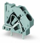 Wago Stackable PCB terminal block; 6 mm2; Pin spacing 7.5 mm; 1-pole; CAGE CLAMP®; commoning option; 6, 00 mm2; gray (745-831)