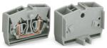 Wago 2-conductor center terminal block; without push-buttons; 2.5 mm2; CAGE CLAMP®; 2, 50 mm2; orange (264-326)