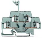 Wago Component terminal block; double-deck; with 2 diodes 1N4007; Bottom anode; for DIN-rail 35 x 15 and 35 x 7.5; 4 mm2; CAGE CLAMP®; 4, 00 mm2; gray (281-635/281-489)