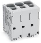 Wago PCB terminal block; 16 mm2; Pin spacing 10 mm; 12-pole; Push-in CAGE CLAMP®; 16, 00 mm2; gray (2636-3112/020-000)