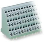 Wago Triple-deck PCB terminal block; 2.5 mm2; Pin spacing 5 mm; 3 x 8-pole; CAGE CLAMP®; 2, 50 mm2; gray (737-108)