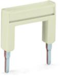 Wago Push-in type jumper bar; insulated; from 1 to 6; Nominal current 14 A; light gray (2000-436)