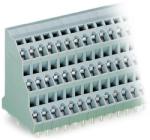 Wago Triple-deck PCB terminal block; 2.5 mm2; Pin spacing 5 mm; 3 x 4-pole; CAGE CLAMP®; 2, 50 mm2; gray (737-204)