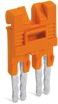 Wago Jumper with safety lid; insulated; 2-way; Nominal current 30 A; orange (282-432/100-000)