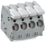 Wago PCB terminal block; lever; 6 mm2; Pin spacing 7.5 mm; 2-pole; CAGE CLAMP®; 6, 00 mm2; gentian blue (2706-102/000-015)