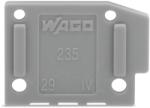Wago End plate; snap-fit type; 1 mm thick; black (235-500)