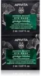 Apivita Express Beauty Eye Mask Gingko Biloba szem maszk a duzzanatokra és a sötét karikákra 2x2 ml