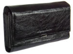 Absolut leather Nagy méretű fekete brifkó, pincér tárca Absolut Leather (7411 fekete)