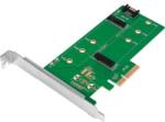 LogiLink PCI-E Card, M. 2 PCIe + M. 2 SATA, Logilink PC0083