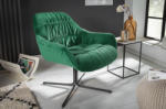  BIG DUTCH design bársony fotel - smaragd (40011)