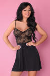 Livco Corsetti Co Fashion Livco Dagna fekete csipke kombiné szett L/XL