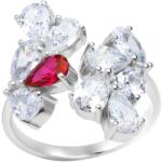 Preciosa argint inel livră cu cub zirconia Preciosa 5243 55 roșu