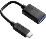 Roline Cable USB3.1 C-A, M/F, OTG, 15cm (11.99.9030)