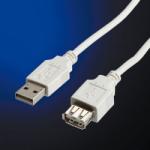 Roline Value Cable USB2.0 A-A M/F, 0.8m (11.99.8946)