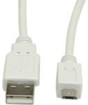 Roline Cable USB2.0 A-Micro B, M/M, 0.8m, Standard S3151