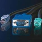 Roline Cable KVM 1xHD15M/M, 2xPS2M/M, 3m, Value 11.99. 5456