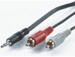 Roline Cable 3.5mm-M/2X RCA-M, 1.5m (11.99.4341)