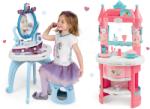 Smoby Set masă cosmetică cu scaun 2în1 Smoby Frozen cu bucătărie strălucitoare Bon Appetit Kitchen (SM320233-3)